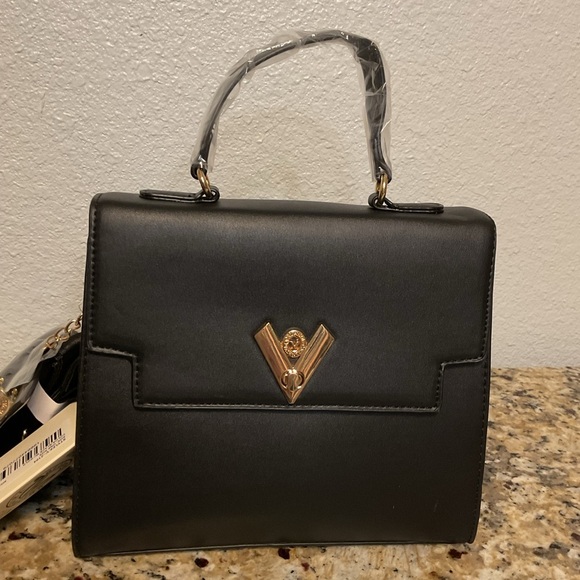 Valentino Orlandi Black Satchel with Wallet/Pouch NWT - Picture 3 of 8